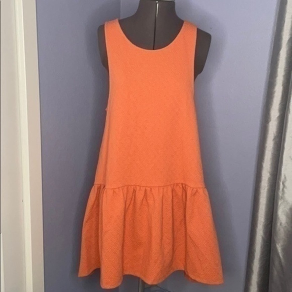 Free People dress orange romper dress size small